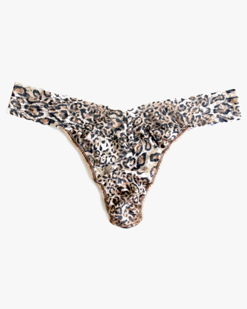 Front of plus size Leopard Nouveau Original Thong by Hanky Panky | Dia&Co | dia_product_style_image_id:151167